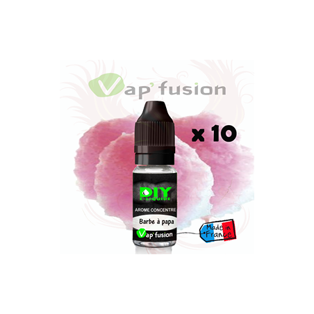 lot de 10 Barbe à papa - arôme concentré - 10ml - Diy - Vapfusion