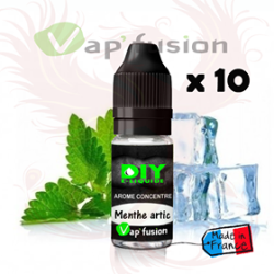 Lot de 10 Menthe artic - arôme concentré - 10ml - diy - Vapfusion
