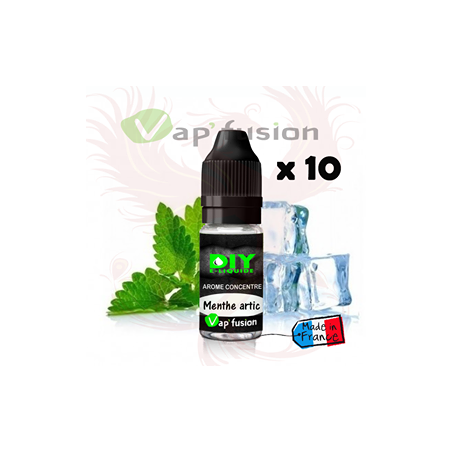 Lot de 10 Menthe artic - arôme concentré - 10ml - diy - Vapfusion