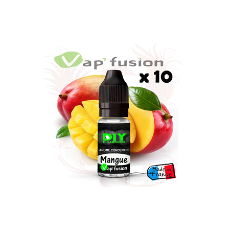 Lot de 10 Mangue - arôme concentré - 10ml - Diy - Vapfusion