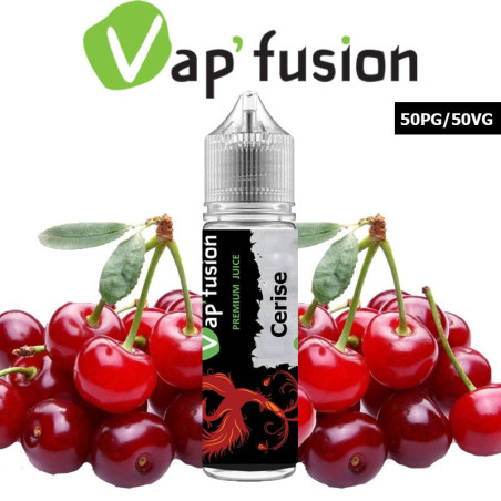 E liquide Vapfusion 50 ml - Cerise - Prêt à booster