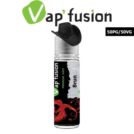 E liquide Vapfusion 50 ml - Brun - Prêt à booster