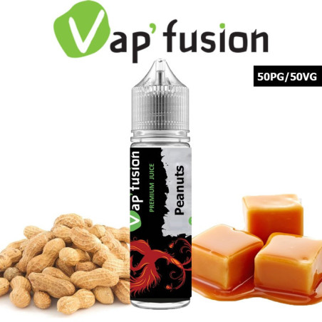 E liquide Vapfusion 50 ml - Peanuts - Prêt à booster