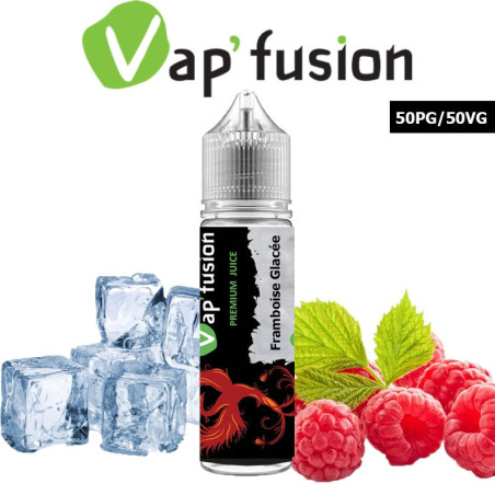 E liquide Vapfusion 50 ml - Framboise Glacée - Prêt à booster