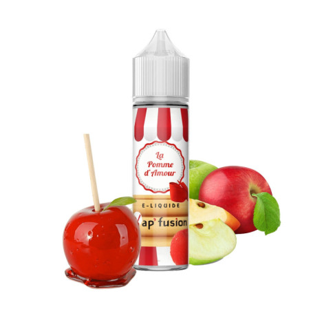 E-liquide Pomme d'amour 50 ml 50/50 PG/VG Vap'fusion