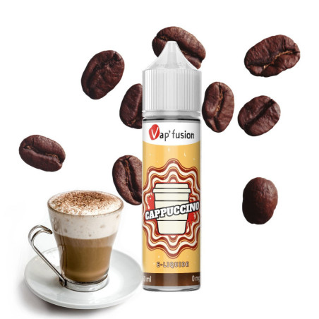 E-liquide Cappuccino 50 ml 50/50 PG/VG Vap'fusion