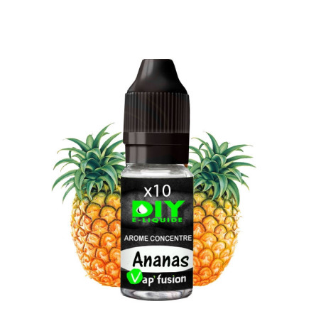 Lot de 10 Ananas - Arôme concentré - 10ml - Diy - Vapfusion