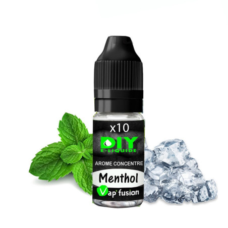 Lot de 10 Menthol - arôme concentré - 10ml - Diy - Vapfusion