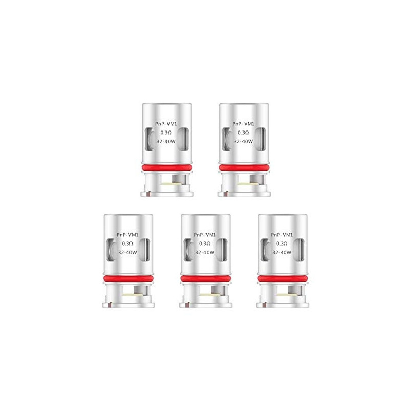 Voopoo PnP Coils pour Voopoo Vinci Kit Sans Nicotine ni Tabac (pnp-vm1)
