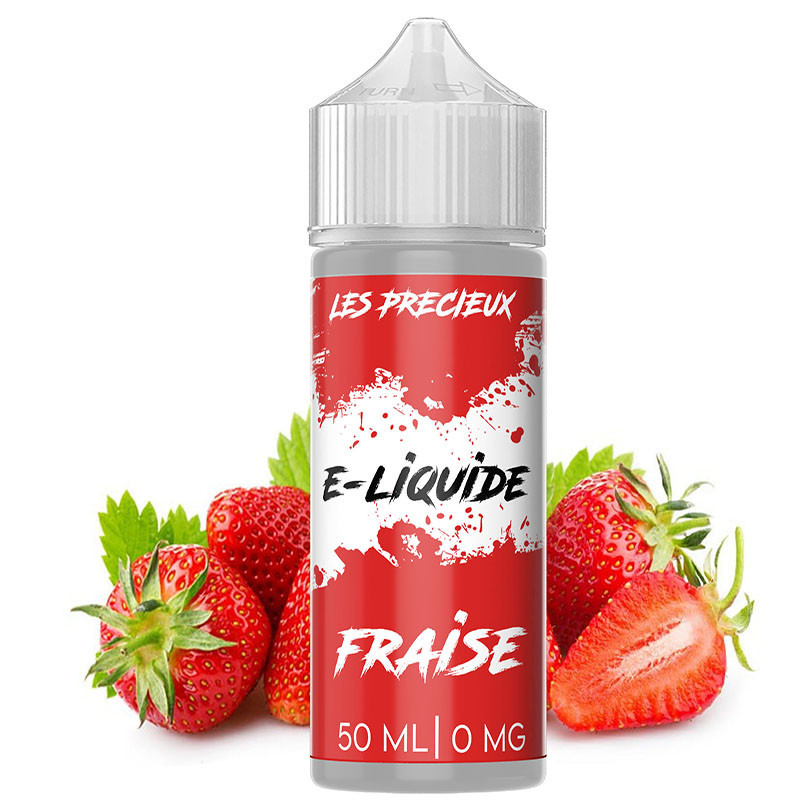 E-liquide 50 ml Fraise – Les Précieux E-liquide 50 ml Fraise – Les Précieux