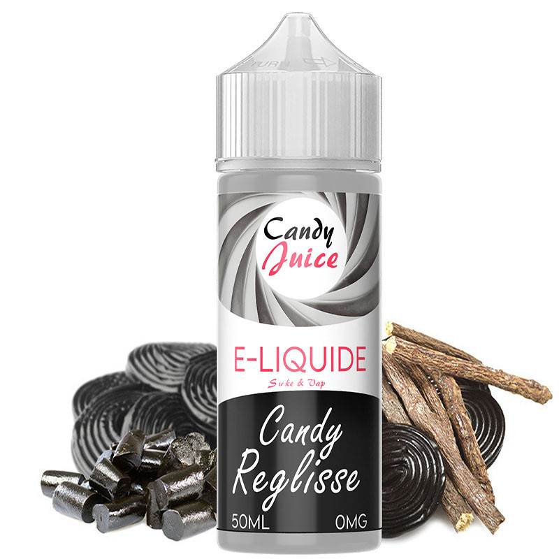 E-liquide 50 ml Bonbon Réglisse – Les Candy E-liquide 50 ml Bonbon Réglisse – Les Candy