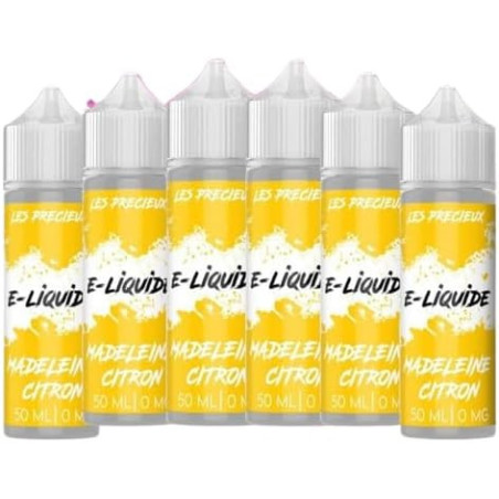 PACK DE 6 FIOLES PRECIEUX DE 50ML (SAVEUR : MADELEINE CITRON)