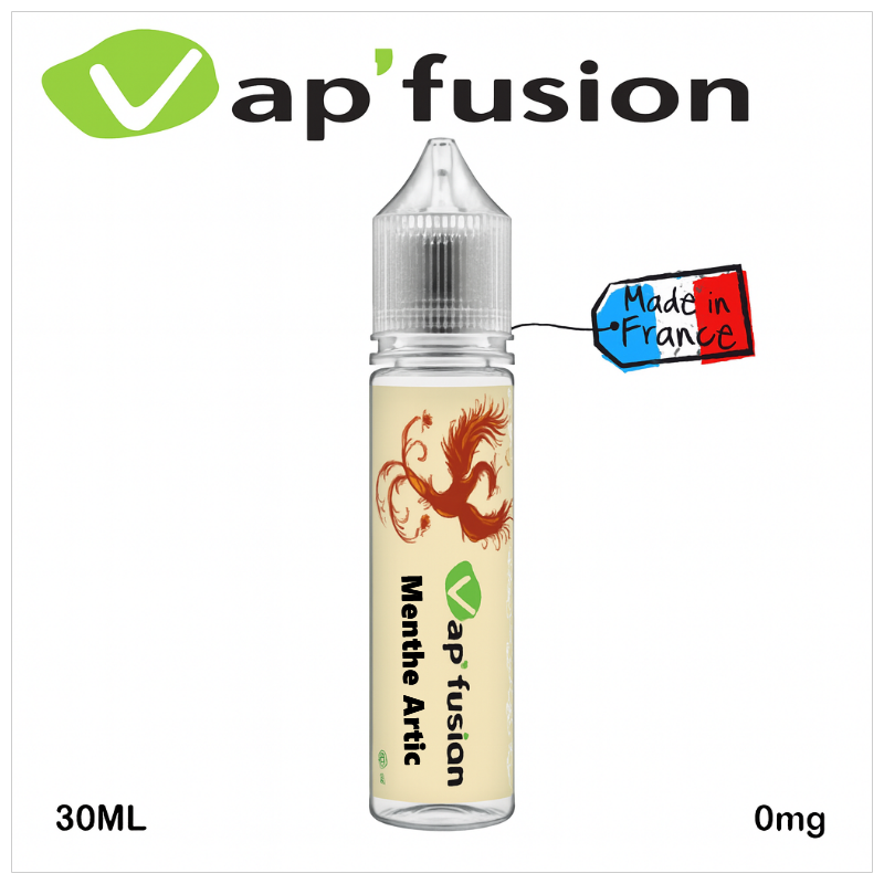 E liquide  Menthe Artic 20ml + booster nicotine -  Vapfusion