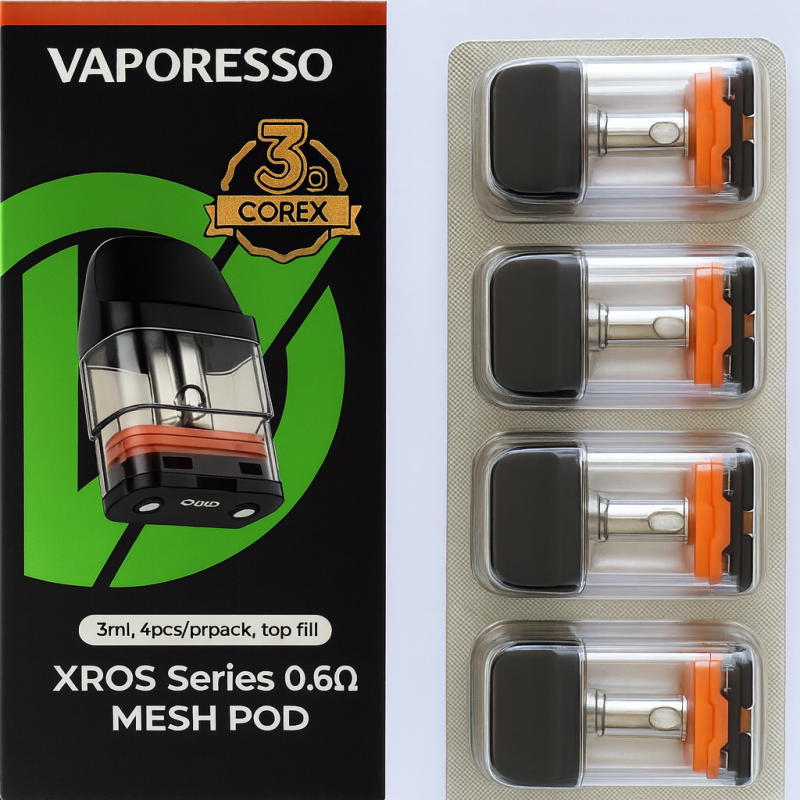 Cartouches xros series Corex 3.0 par 4 - 3ml- vaporesso