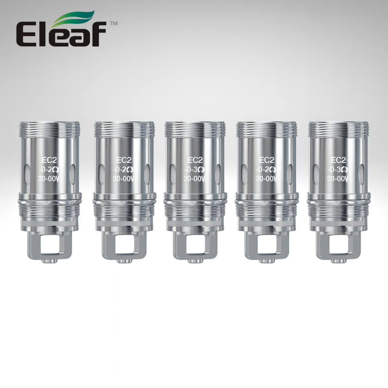 Résistances EC2 0.30 ohms de Eleaf par 5 Résistances EC2 0.30 ohms de Eleaf par 5