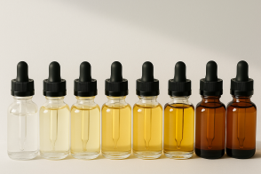 Pourquoi mon e-liquide change de couleur avec le temps ?
