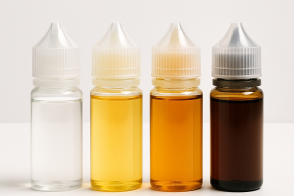 Pourquoi mon e-liquide change de couleur avec le temps ?