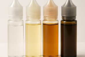 Pourquoi mon e-liquide change de couleur avec le temps ?