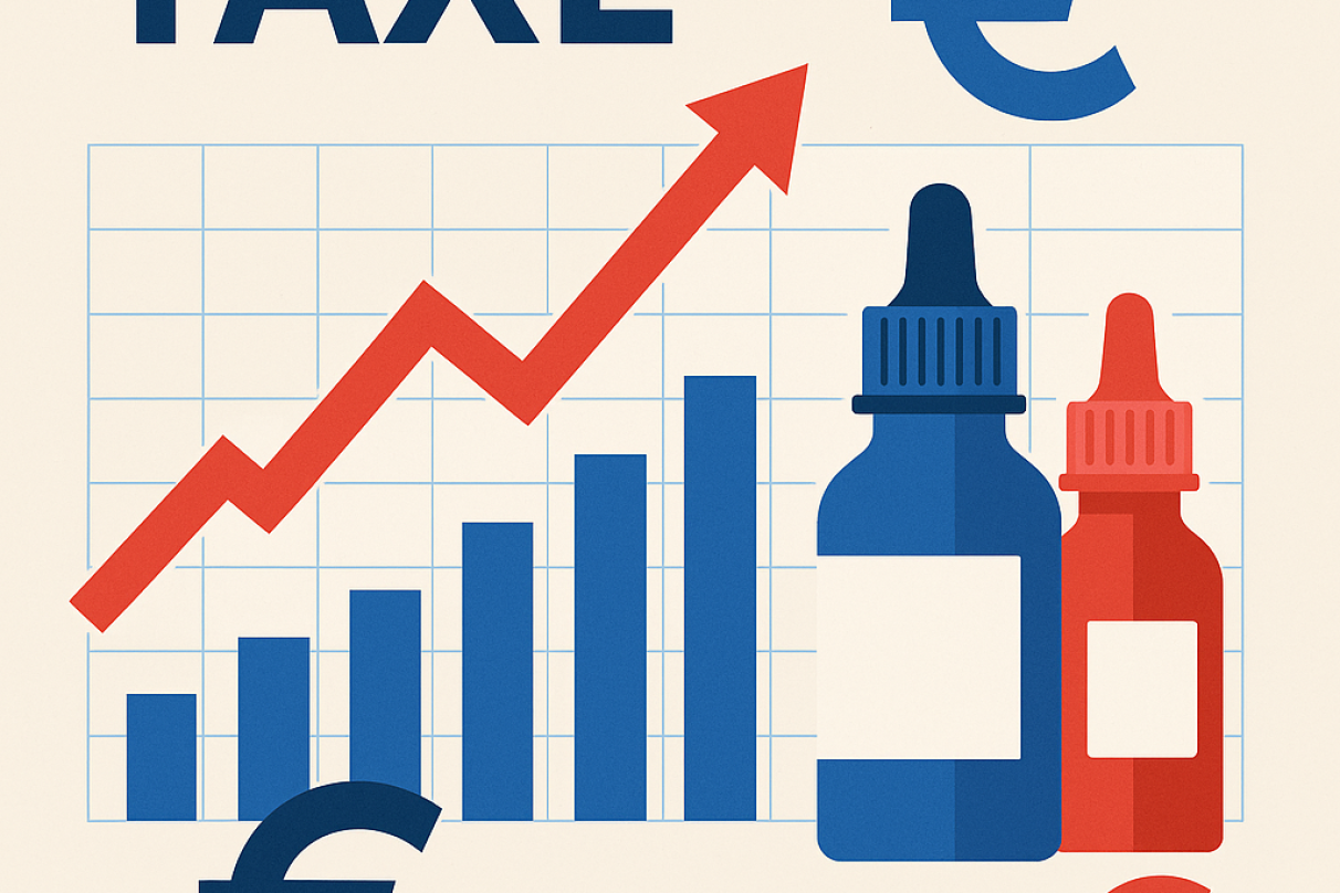 Taxe vape 2026 : impact réel sur vos prix e-liquides en France