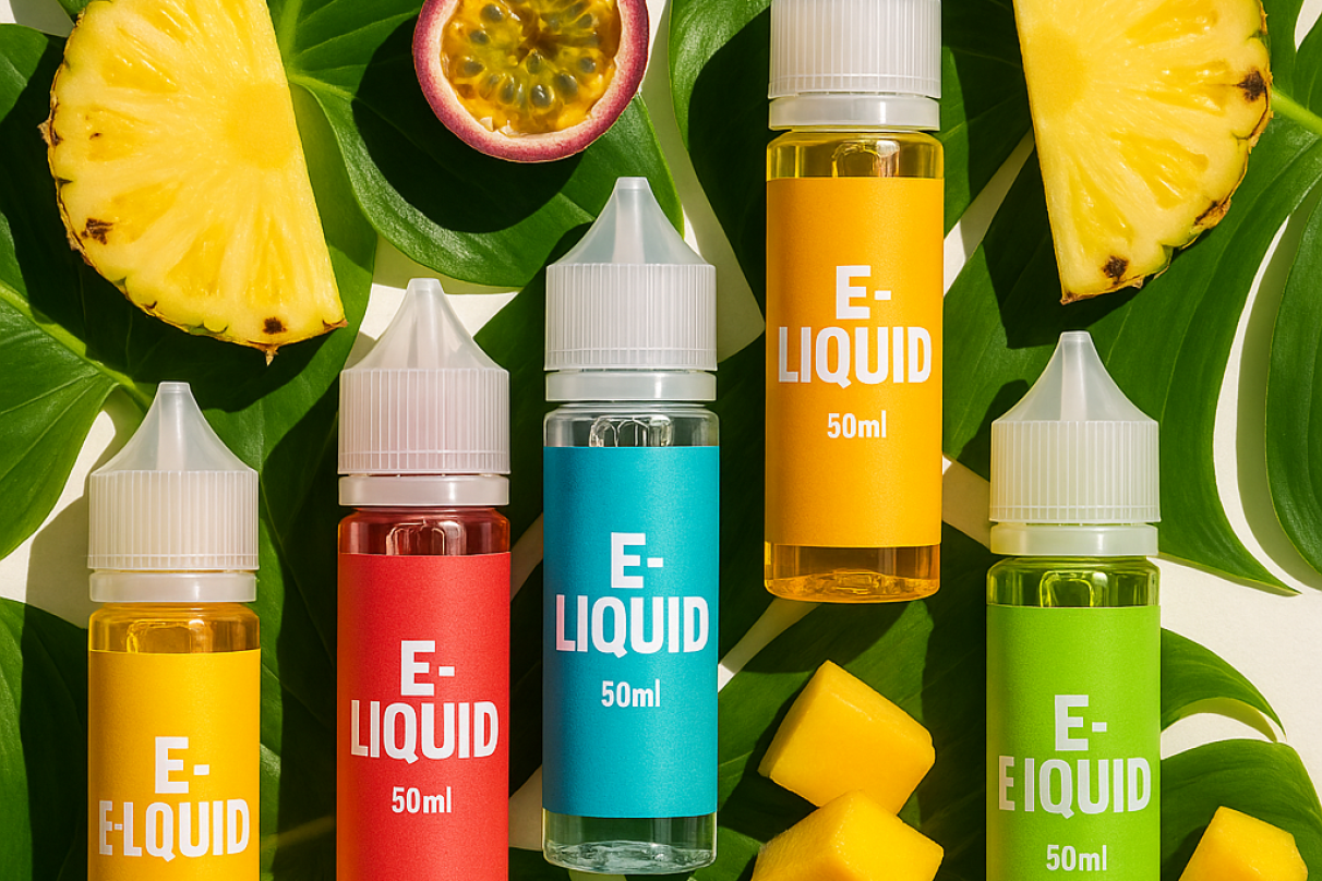 Pack 5 E-Liquides 50ml Juillet 2026 : Saveurs Tropicales à Prix Cassé