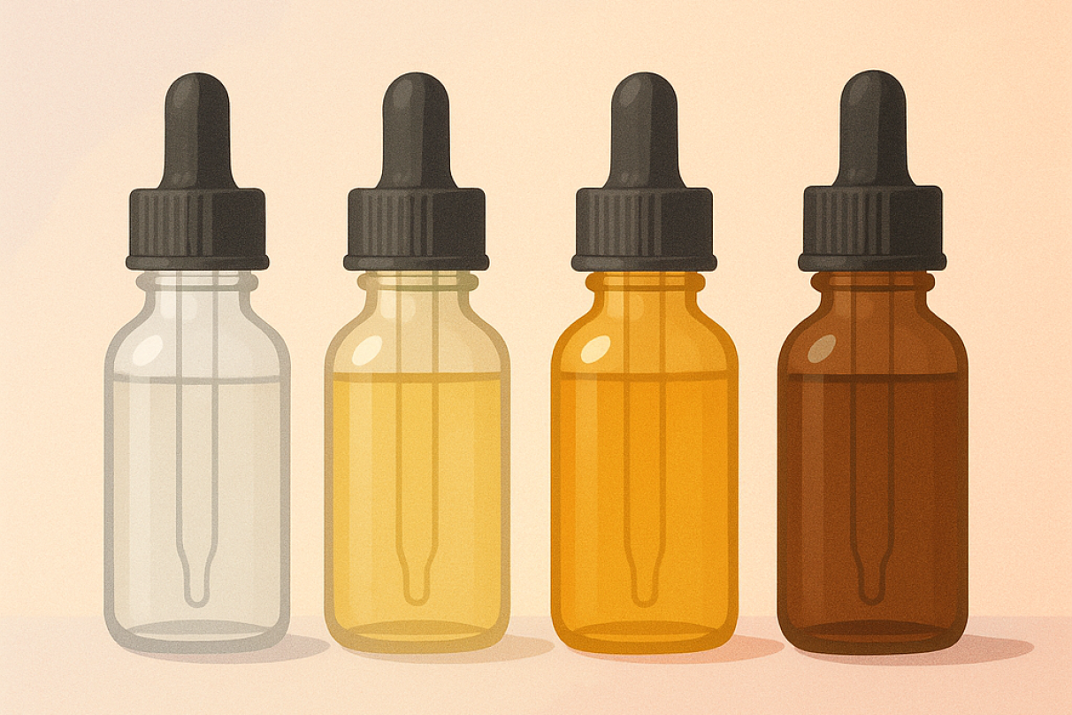 Pourquoi mon e-liquide change de couleur avec le temps ?