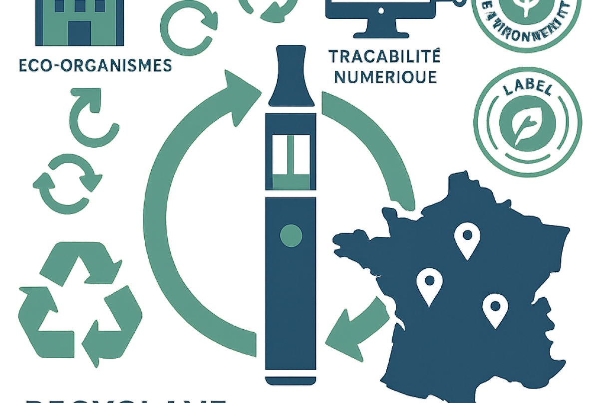 REP DEEE vape août 2026 : nouveaux éco-organismes agréés