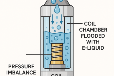Pourquoi mon clearomiseur crache du liquide en bouche ?